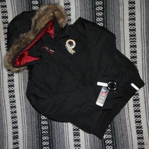 NWT RARE NFL Redskins Reebok Vest Jacket
